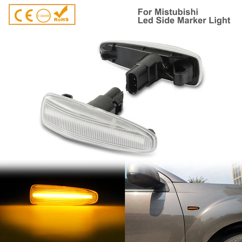 2x Sequential Led Side Marker Blinker Lights For Mitsubishi Lancer Evo X Mirage OEM# 8351A001
2x Sequential Led Side Marker Blinker Lights For Mitsubishi Lancer Evo X Mirage OEM# 8351A001