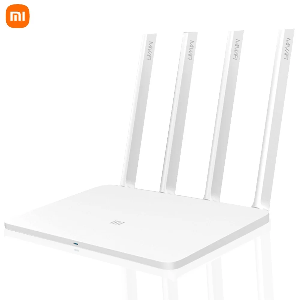 Original Xiaomi Mi Router 3 802.11ac b/g/n Dual Band 2.4G 5G 4 Antennas 1167Mbps 128M ROM RAM Wi-Fi WiFi Wireless Router USB 2.0
Original Xiaomi Mi Router 3 802.11ac b/g/n Dual Band 2.4G 5G 4 Antennas 1167Mbps 128M ROM RAM Wi-Fi WiFi Wireless Router USB 2.0