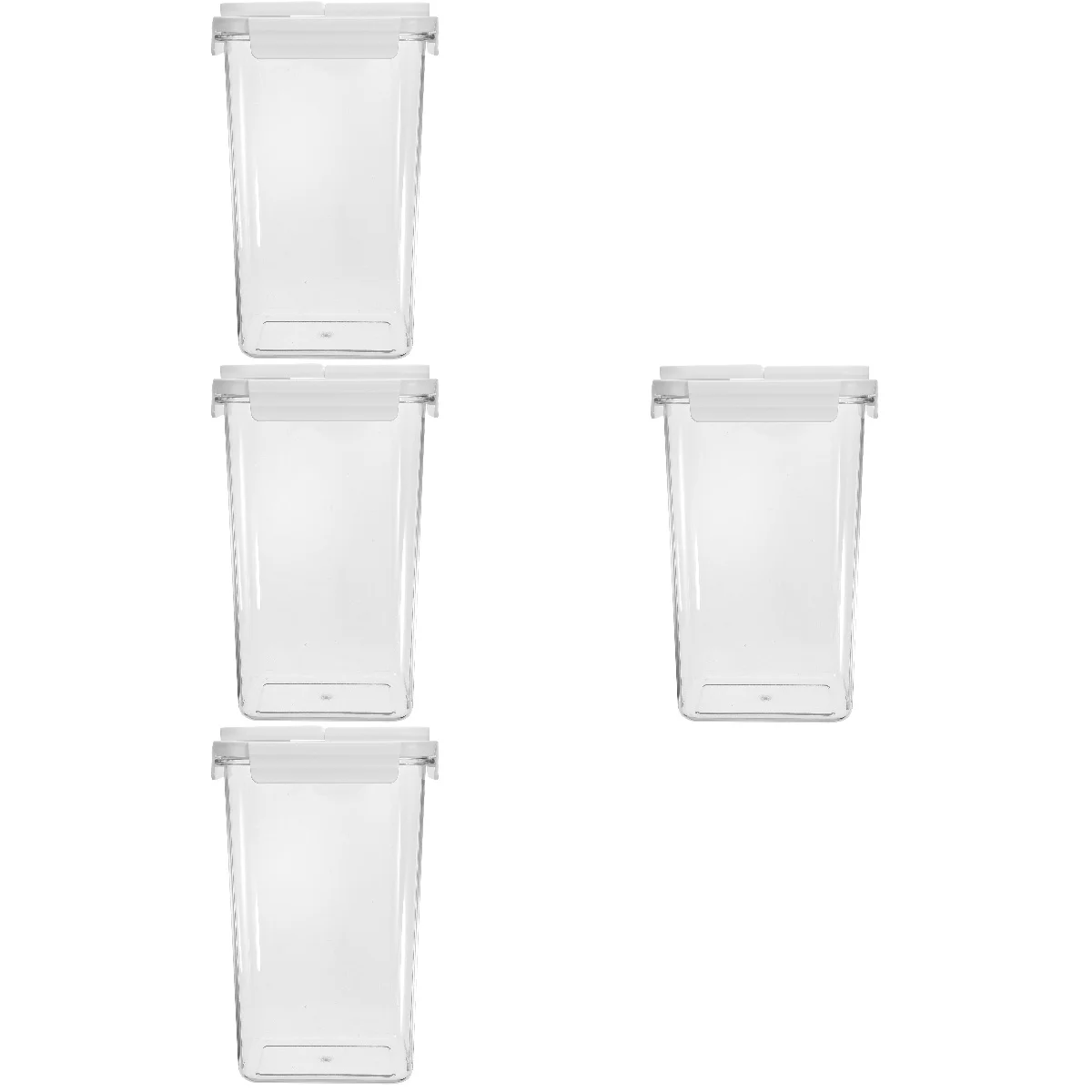 4 Pack Large Storage Container Sugar Flour Containers Lids Kitchen Pantry Airtight High Capacity Flip Top Jar
4 Pack Large Storage Container Sugar Flour Containers Lids Kitchen Pantry Airtight High Capacity Flip Top Jar