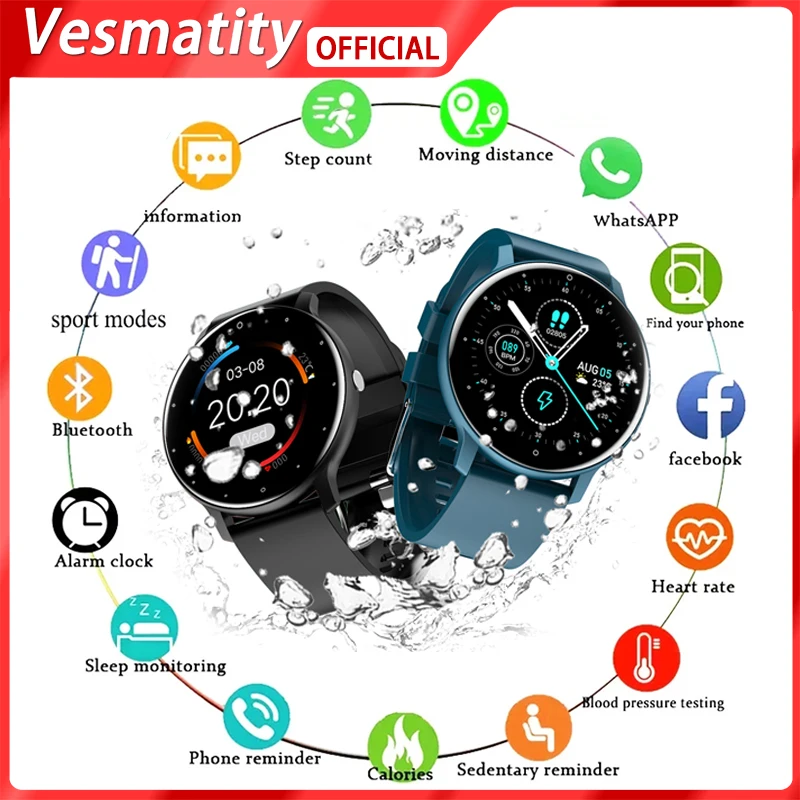 For Apple Huawei Xiaomi 2 Piece Sports Fitness Smart Watch Sleep Heart Rate Monitoring Waterproof Watch Smart Watch Women 
For Apple Huawei Xiaomi 2 Piece Sports Fitness Smart Watch Sleep Heart Rate Monitoring Waterproof Watch Smart Watch Women