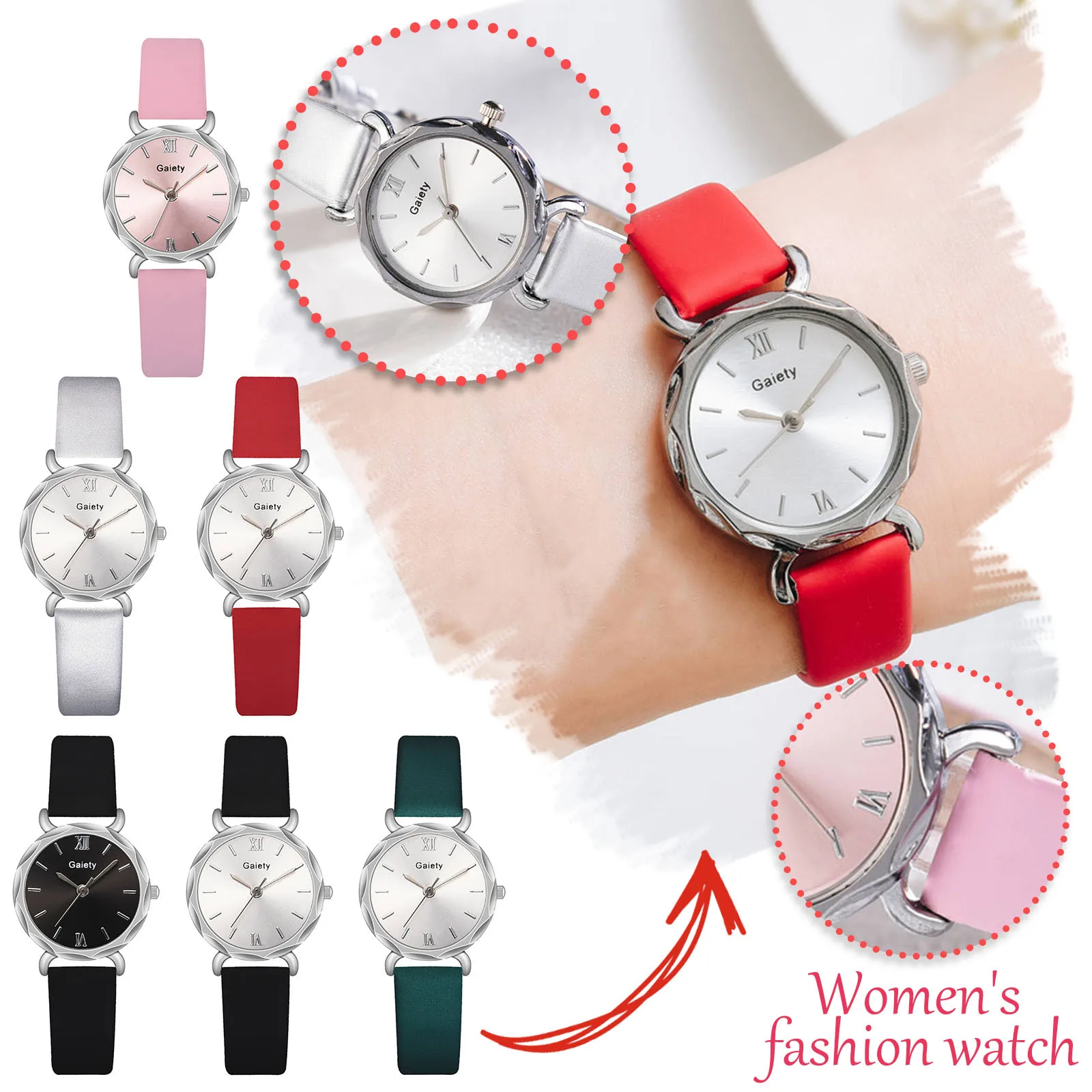 Watch For Ladies Business Round Dial Wrist Watch Analog Quartz Watches Fashion Casual Leather Wristwatch Relogio Feminino Reloj
Watch For Ladies Business Round Dial Wrist Watch Analog Quartz Watches Fashion Casual Leather Wristwatch Relogio Feminino Reloj