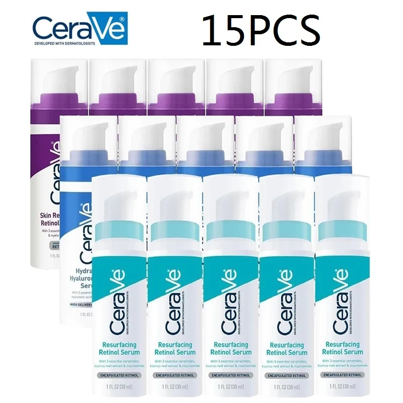 15PCS CeraVe Skin Care Products Cerave Resurfacing Retinol Serum & Skin Renewing Retinol Serum & Hydrating Hyaluronic Acid Serum
15PCS CeraVe Skin Care Products Cerave Resurfacing Retinol Serum & Skin Renewing Retinol Serum & Hydrating Hyaluronic Acid Serum