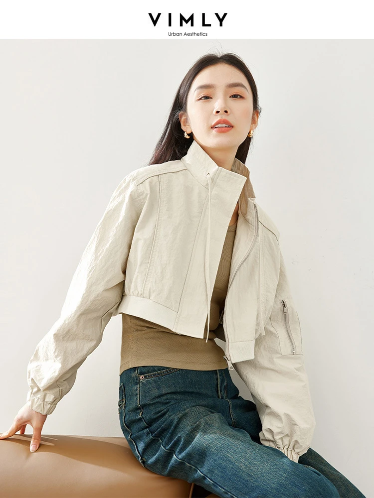Vimly Casual 2 Piece Sets Women Outfit 2023 Autumn Stand Collar Zipper Loose Cropped Jacket Soft Tank Top Female Clothing M5161
Vimly Casual 2 Piece Sets Women Outfit 2023 Autumn Stand Collar Zipper Loose Cropped Jacket Soft Tank Top Female Clothing M5161