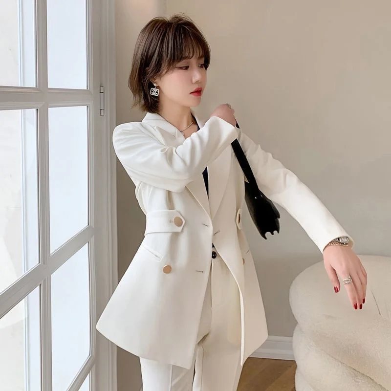 2021 New Autumn Blazer Jacket Women's Small Suit Long Sleeve Female Jacket Casual Double Breasted Blazer Windbreaker Outerwear
2021 New Autumn Blazer Jacket Women's Small Suit Long Sleeve Female Jacket Casual Double Breasted Blazer Windbreaker Outerwear