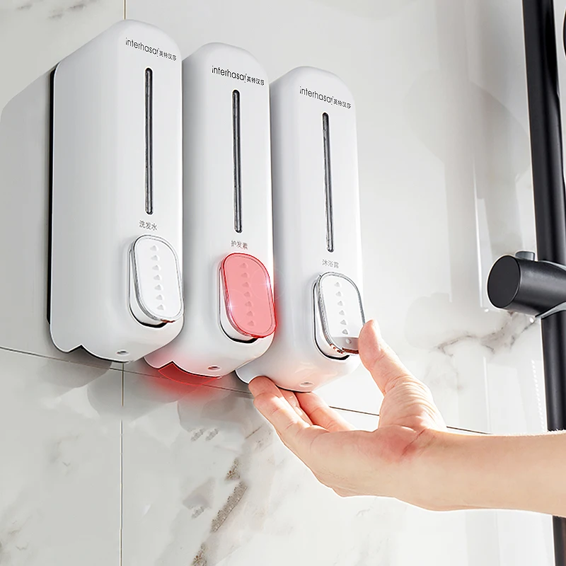 Single/Double/Triple 1050ml Soap Dispenser Wall Shower Bath Shampoo Gel Dispenser Bathroom Accessories Liquid Soap Container
Single/Double/Triple 1050ml Soap Dispenser Wall Shower Bath Shampoo Gel Dispenser Bathroom Accessories Liquid Soap Container