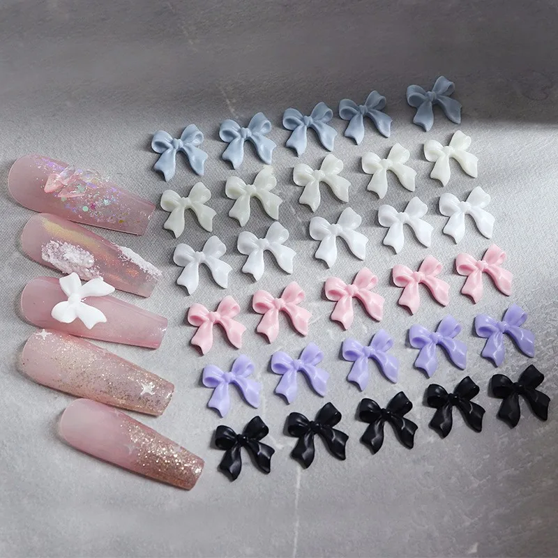 50pcs Summer Ribbon Nail Art Decoration 3D Colorful Bowknot Charms Nail Ornament Jewelry Flatback Bowtie Design Accessories
50pcs Summer Ribbon Nail Art Decoration 3D Colorful Bowknot Charms Nail Ornament Jewelry Flatback Bowtie Design Accessories