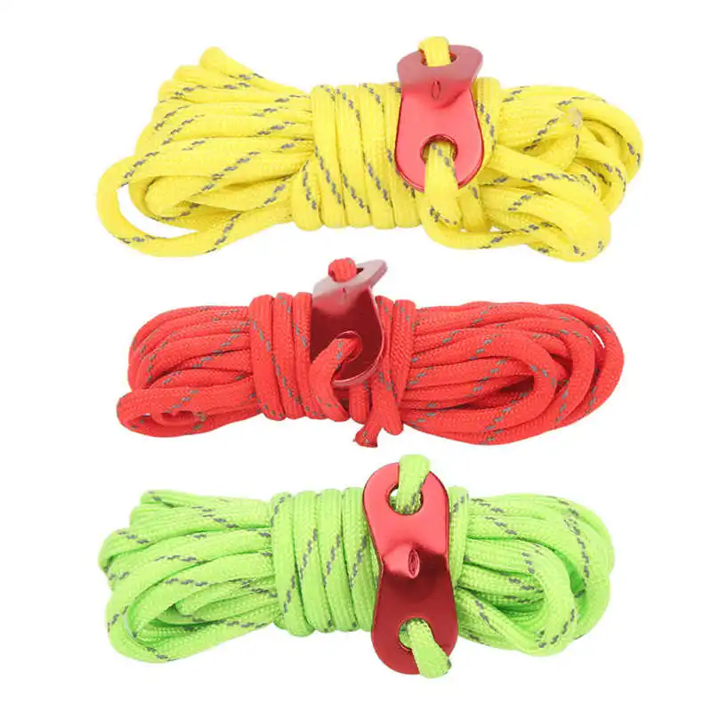 Camping Cord Rope Reflective Paracord Rope Tent Drawstring with Wind Rope Buckle for Outdoor Hiking
Camping Cord Rope Reflective Paracord Rope Tent Drawstring with Wind Rope Buckle for Outdoor Hiking