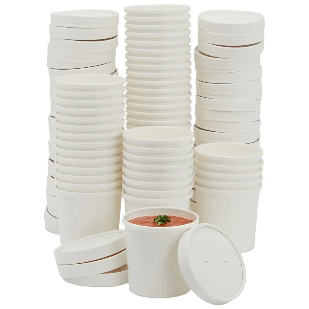 50 Pack 12oz Paper Ice Cream Cups with Lids Freezer Containers, Frozen Dessert Containers for Ice Cream, Meal Prep Cup, Soup and
50 Pack 12oz Paper Ice Cream Cups with Lids Freezer Containers, Frozen Dessert Containers for Ice Cream, Meal Prep Cup, Soup and