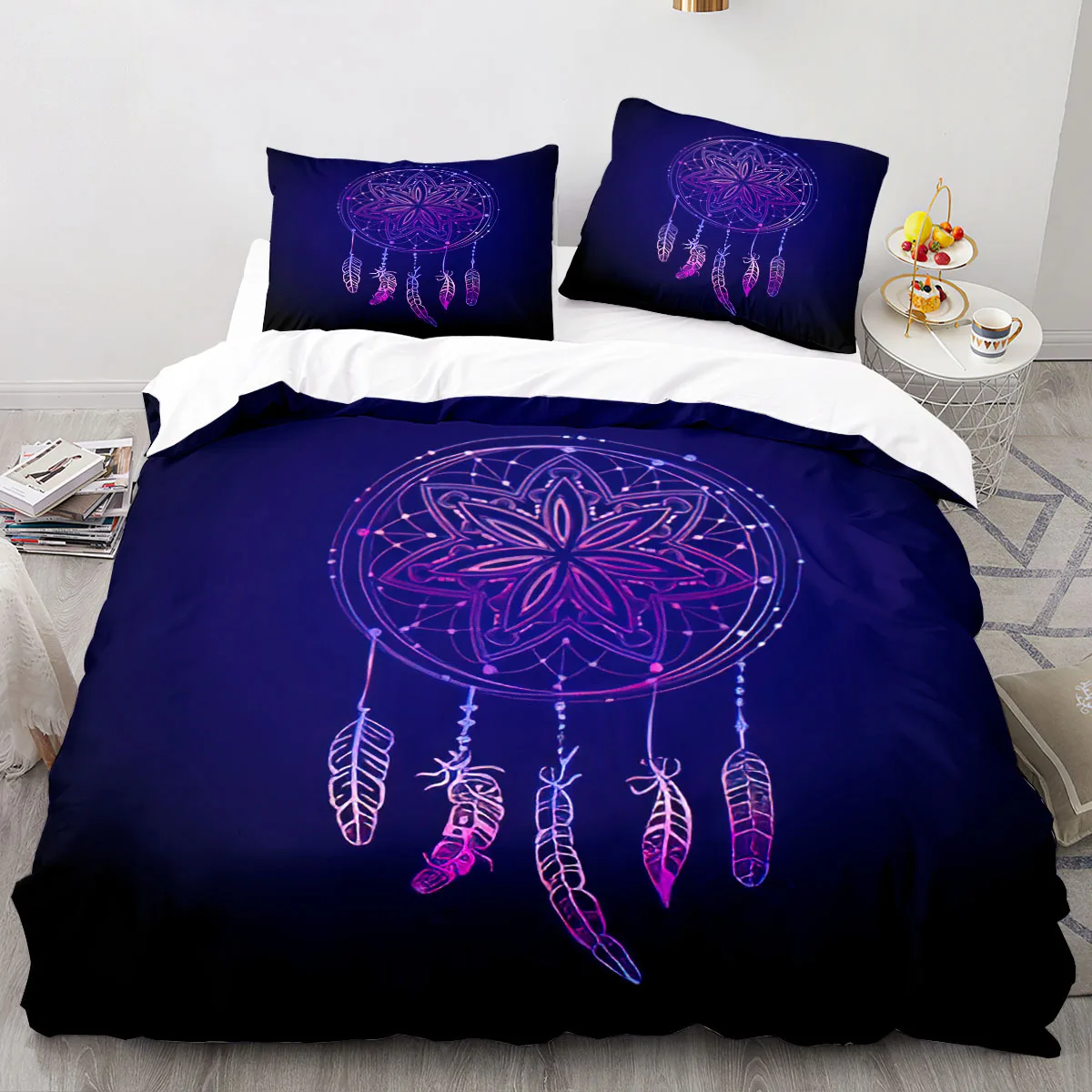 Dreamcatcher Duvet Cover Set for Kids Boys Girls 3D Print Feather Sun Moon Polyester Comforter Cover King Queen Twin Full Size
Dreamcatcher Duvet Cover Set for Kids Boys Girls 3D Print Feather Sun Moon Polyester Comforter Cover King Queen Twin Full Size
