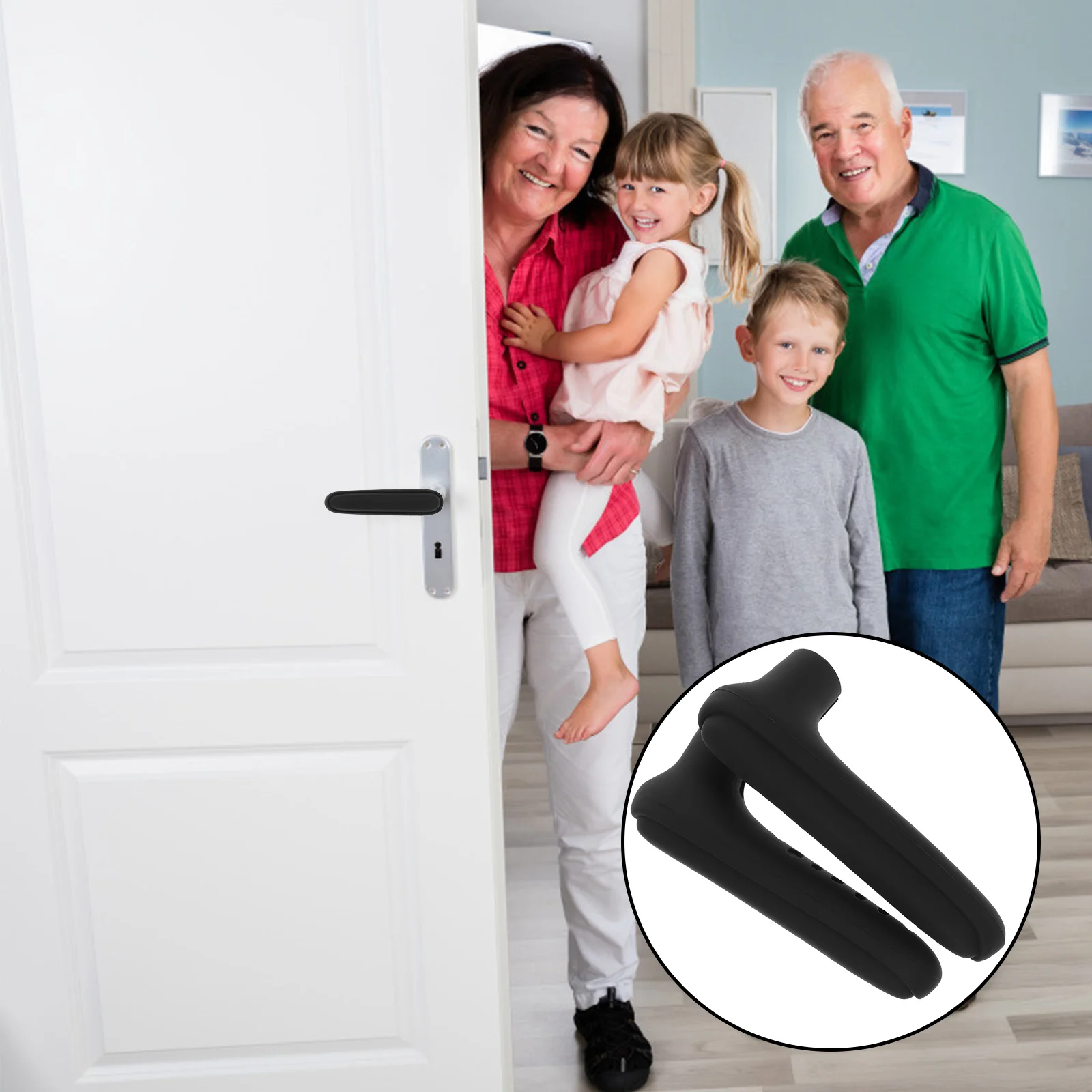 Door Handle Cover Baby Proof Knob Covers Silicone Protector Safety Anti-collision Sleeve
Door Handle Cover Baby Proof Knob Covers Silicone Protector Safety Anti-collision Sleeve