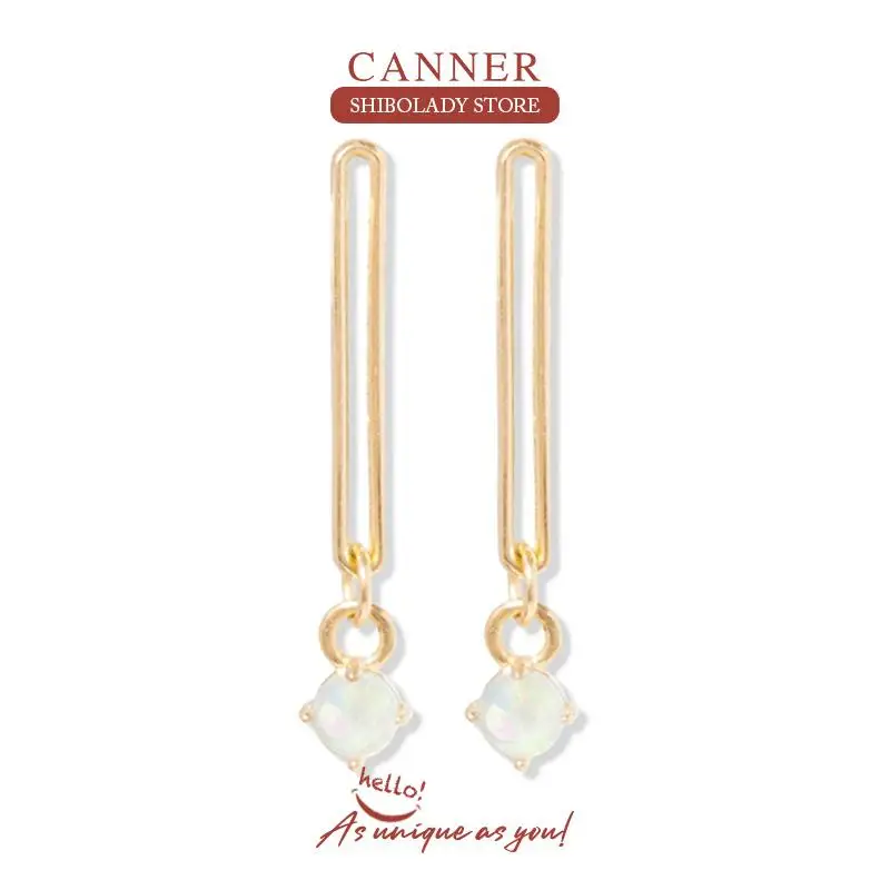 CANNER Crystal Gem Earrings Silver 925 Earring For Women Drop Earrings Cartilage Piercing 18K Gold Wedding Party Fine Jewelry
CANNER Crystal Gem Earrings Silver 925 Earring For Women Drop Earrings Cartilage Piercing 18K Gold Wedding Party Fine Jewelry