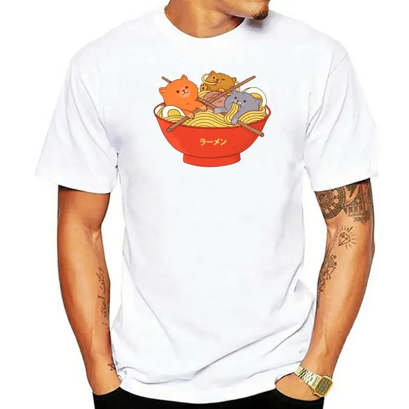 Ramen and cats T Shirt Men Cute Cartoon Animals Camiseta Black White Clothes Gift 100% Crew Neck Dad T-shirt EU Size
Ramen and cats T Shirt Men Cute Cartoon Animals Camiseta Black White Clothes Gift 100% Crew Neck Dad T-shirt EU Size