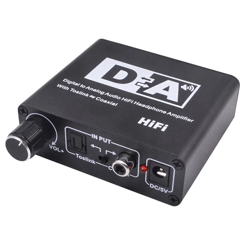 Converter RCA SPDIF Toslink Coaxial Input RCA 3.5mm Output Digital To Analog Audio HIFI Headphone Amplifier For PS4
Converter RCA SPDIF Toslink Coaxial Input RCA 3.5mm Output Digital To Analog Audio HIFI Headphone Amplifier For PS4