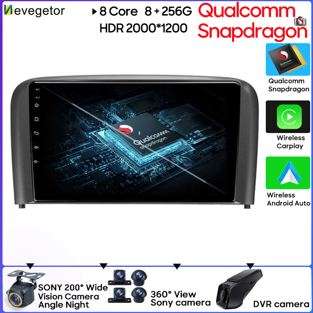 9 Inch Qualcomm Snapdragon Android 13 For Volvo S80 1 1998 - 2006 Car Radio Multimedia System Player Stereo Auto No 2din DVD
9 Inch Qualcomm Snapdragon Android 13 For Volvo S80 1 1998 - 2006 Car Radio Multimedia System Player Stereo Auto No 2din DVD