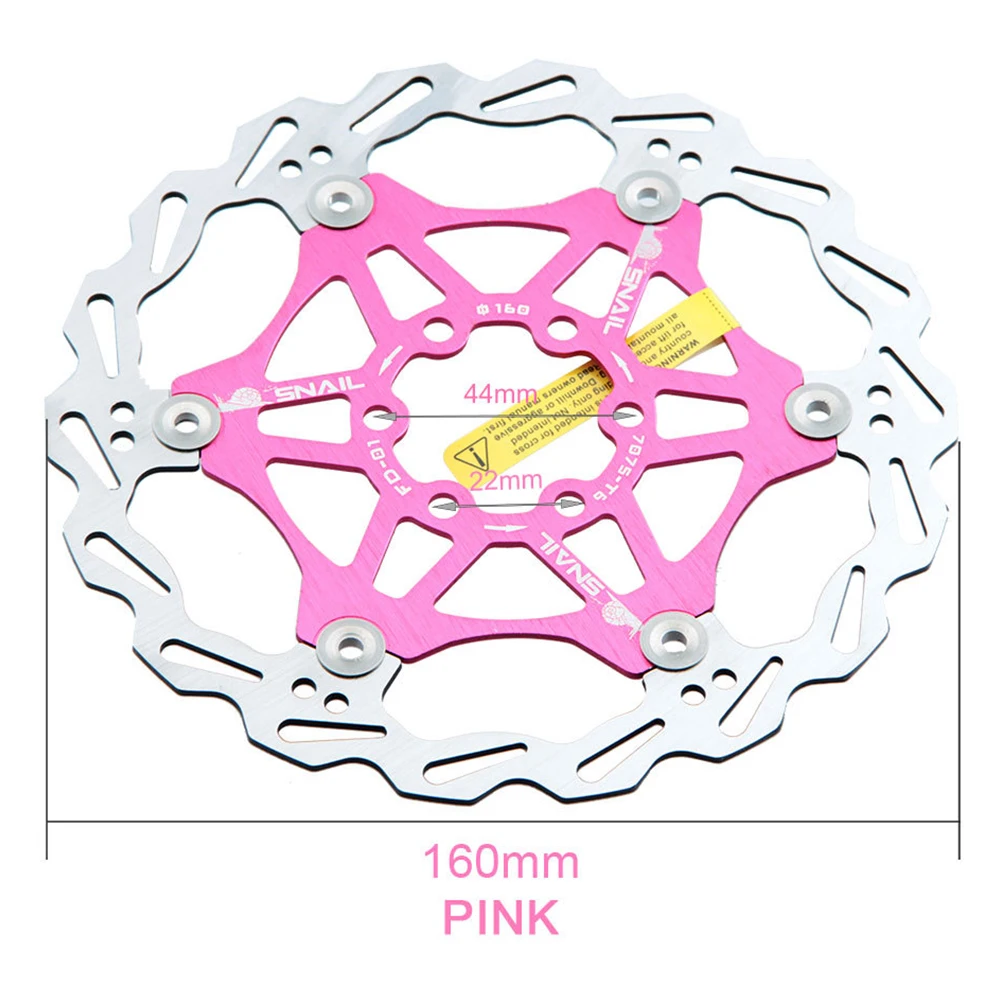 Bicycle Disc Brake Rotor Floating HSS MTB Mountain Bike Part Pink 2mm Wear-resistance Cycling Riding
Bicycle Disc Brake Rotor Floating HSS MTB Mountain Bike Part Pink 2mm Wear-resistance Cycling Riding