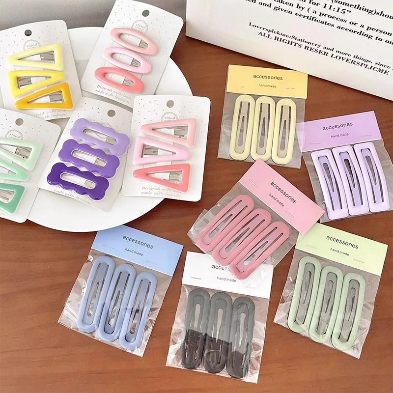 3pcs Barrettes Children Fashion Hairpin Acrylic Alloy Baby Hair Clip Girls Headwear Solid Color Kids Hair Accessories Headdress 
3pcs Barrettes Children Fashion Hairpin Acrylic Alloy Baby Hair Clip Girls Headwear Solid Color Kids Hair Accessories Headdress