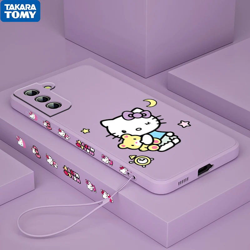 Anime Cute HelloKitty For Samsung Galaxy S22 S21 S20 S10 Note 20 10 Ultra Plus Pro FE Lite Liquid Left Rope Silicone Phone Case
Anime Cute HelloKitty For Samsung Galaxy S22 S21 S20 S10 Note 20 10 Ultra Plus Pro FE Lite Liquid Left Rope Silicone Phone Case