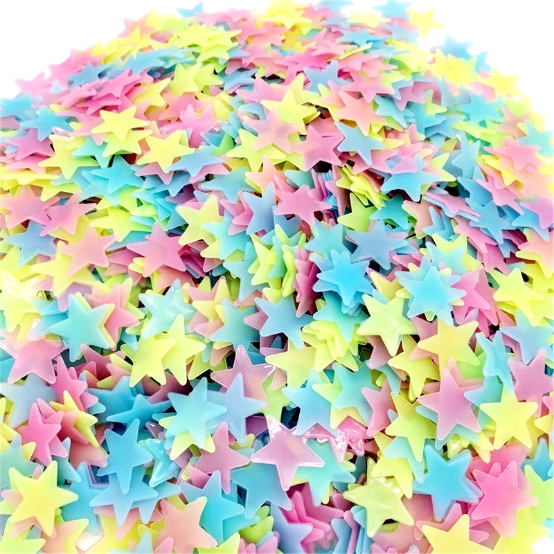 100Pcs 3D Star Wall Stickers Glow In The Dark Energy Storage Fluorescent Luminous Wall Art Decor Kids Living Room Decoration
100Pcs 3D Star Wall Stickers Glow In The Dark Energy Storage Fluorescent Luminous Wall Art Decor Kids Living Room Decoration