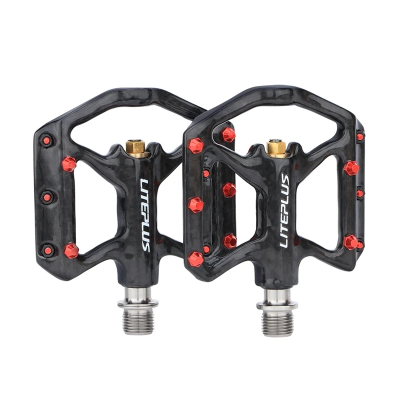 LITEPLUS Bicycle Pedal Anti-Slip Ultralight Carbon Fiber MTB Mountain Bike Pedal Sealed Bearing Pedals Bicycle Spare Parts
LITEPLUS Bicycle Pedal Anti-Slip Ultralight Carbon Fiber MTB Mountain Bike Pedal Sealed Bearing Pedals Bicycle Spare Parts