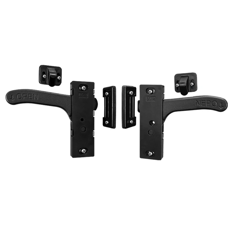 Легко устанавливаемый комплект дверных замков. Комплекты замков ручек из металла для прицепов и кемперов.
Легко устанавливаемый комплект дверных замков. Комплекты замков ручек из металла для прицепов и кемперов.