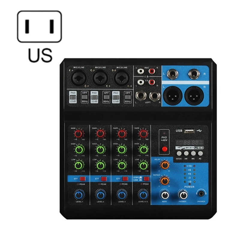 48V Phantom Power MP3 Computer Input Mixer Audio 5 Channel USB Output Input No Drivers Needed Sound Cards Desk System
48V Phantom Power MP3 Computer Input Mixer Audio 5 Channel USB Output Input No Drivers Needed Sound Cards Desk System
