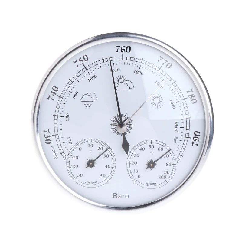 

Классический барометр с циферблатом, термометр, гигрометр для внутреннего и наружного использования