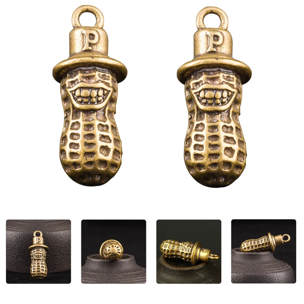 Peanut Pendant Brass Key Keychain Decor Hanging Charm Pendants Diy Chain Ornament Butter Material Bracelets Making 3D Car Fruit
Peanut Pendant Brass Key Keychain Decor Hanging Charm Pendants Diy Chain Ornament Butter Material Bracelets Making 3D Car Fruit