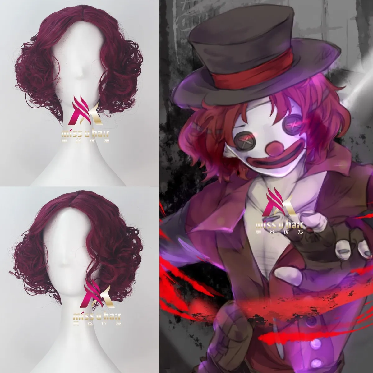 Парик из синтетического волокна с принтом персонажа игры, Джокер, улыбающееся лицо, короткие волосы 
Парик из синтетического волокна с принтом персонажа игры, Джокер, улыбающееся лицо, короткие волосы