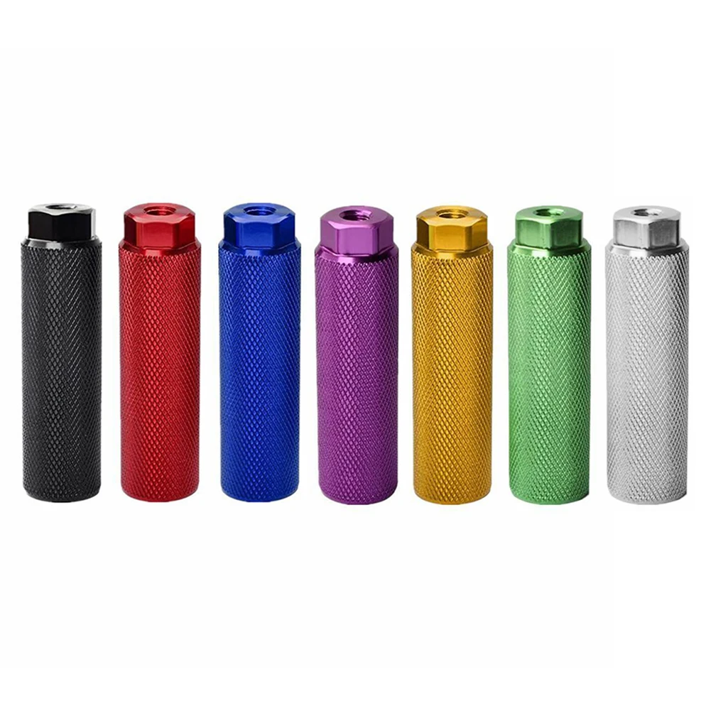 Brand New Bike Pegs 1 Pair 100x28MM Accessories Aluminum Alloy Anti-skid Multi-color Optional For 3/8 Inch Axles
Brand New Bike Pegs 1 Pair 100x28MM Accessories Aluminum Alloy Anti-skid Multi-color Optional For 3/8 Inch Axles