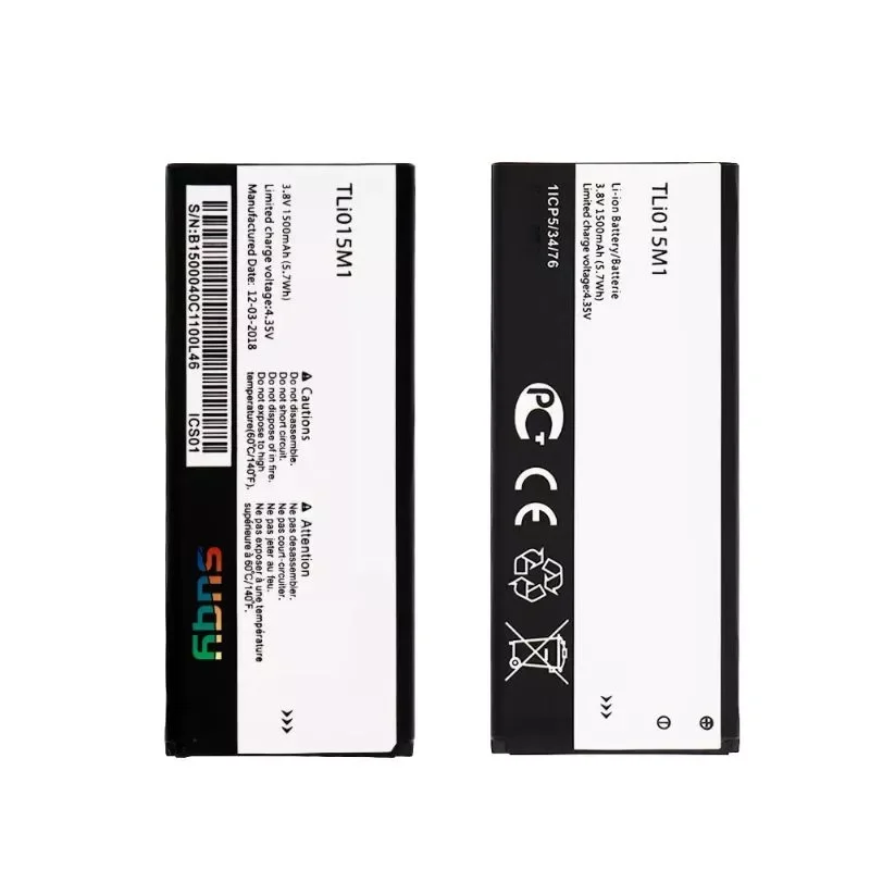 NEW2023 suqy TLi015M1 Battery for Alcatel One Touch Pixi 4 OT 4034A 4034X 4034F Original Battery Replacement Phone Bateria TLi01
NEW2023 suqy TLi015M1 Battery for Alcatel One Touch Pixi 4 OT 4034A 4034X 4034F Original Battery Replacement Phone Bateria TLi01