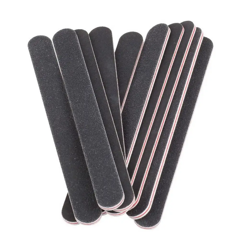 

10Pcs Nail Files Sanding 100/180 Round Grit Buffer Block Pedicure Manicure Buffing Polish Beauty Tools Professional Nail Files