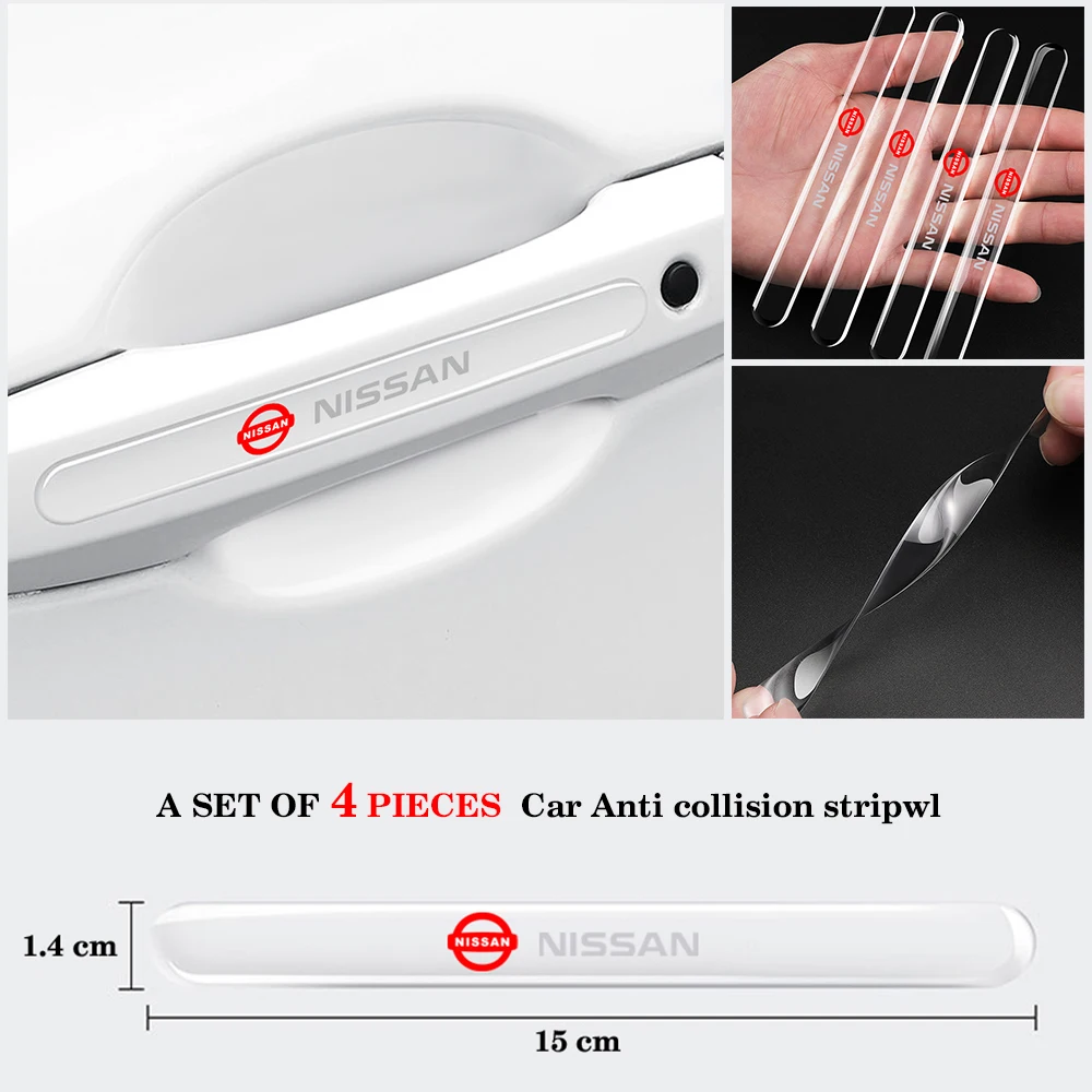 4Pcs Transparent Car Handle Protective Film Car Door Stickers Auto Anti-Scratch Resistant For Nissan Nismo Qashqai J11 J10 Juke
4Pcs Transparent Car Handle Protective Film Car Door Stickers Auto Anti-Scratch Resistant For Nissan Nismo Qashqai J11 J10 Juke