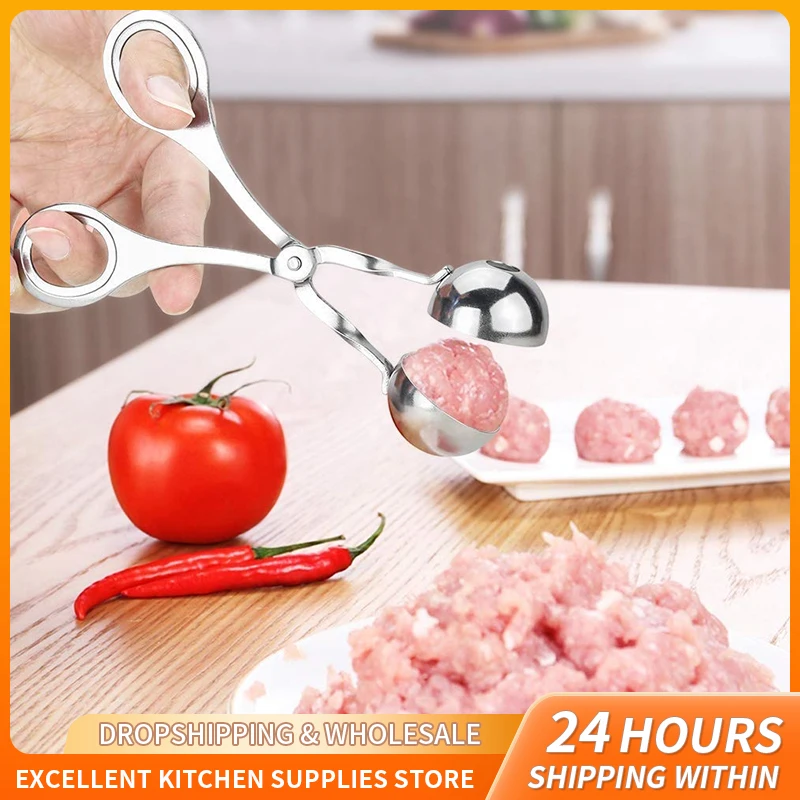Stainless Steel Meatball Maker Tool Clip Non Stick Stuffed Fish Ball Shrimp Ball Spoon Cooking Scoop Kitchen Accessories Gadgets
Stainless Steel Meatball Maker Tool Clip Non Stick Stuffed Fish Ball Shrimp Ball Spoon Cooking Scoop Kitchen Accessories Gadgets