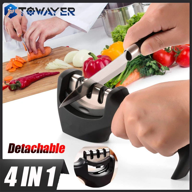 Towayer New Sharpener Multi-Function Home Kitchen Quick Tool Tungsten Steel Diamond Sharpening Stone Outdoor Ceramics
Towayer New Sharpener Multi-Function Home Kitchen Quick Tool Tungsten Steel Diamond Sharpening Stone Outdoor Ceramics