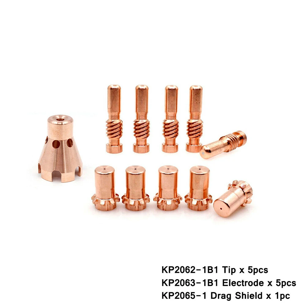 11pcs Electrode Tip KP2062-1B1 KP2065-1 Cutting Machine Consumable For Electric ProCut25/55/80 Plasma Torch Consumables
11pcs Electrode Tip KP2062-1B1 KP2065-1 Cutting Machine Consumable For Electric ProCut25/55/80 Plasma Torch Consumables