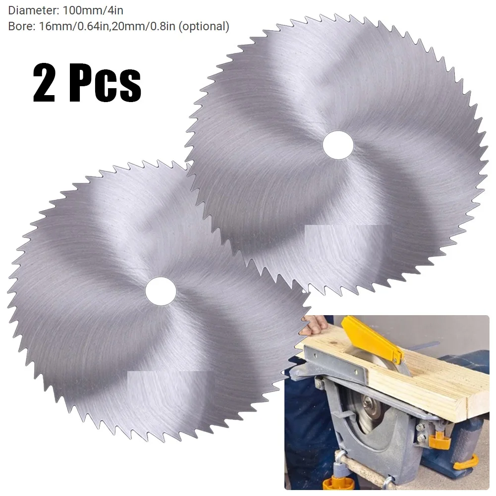 2Pcs 4Inch Circular Saw Blade Steel Cutting Disc Rotating Drilling Tool 16/20mm 100mm Wheel Cutting Disc For Cutting Wood Tool
2Pcs 4Inch Circular Saw Blade Steel Cutting Disc Rotating Drilling Tool 16/20mm 100mm Wheel Cutting Disc For Cutting Wood Tool
