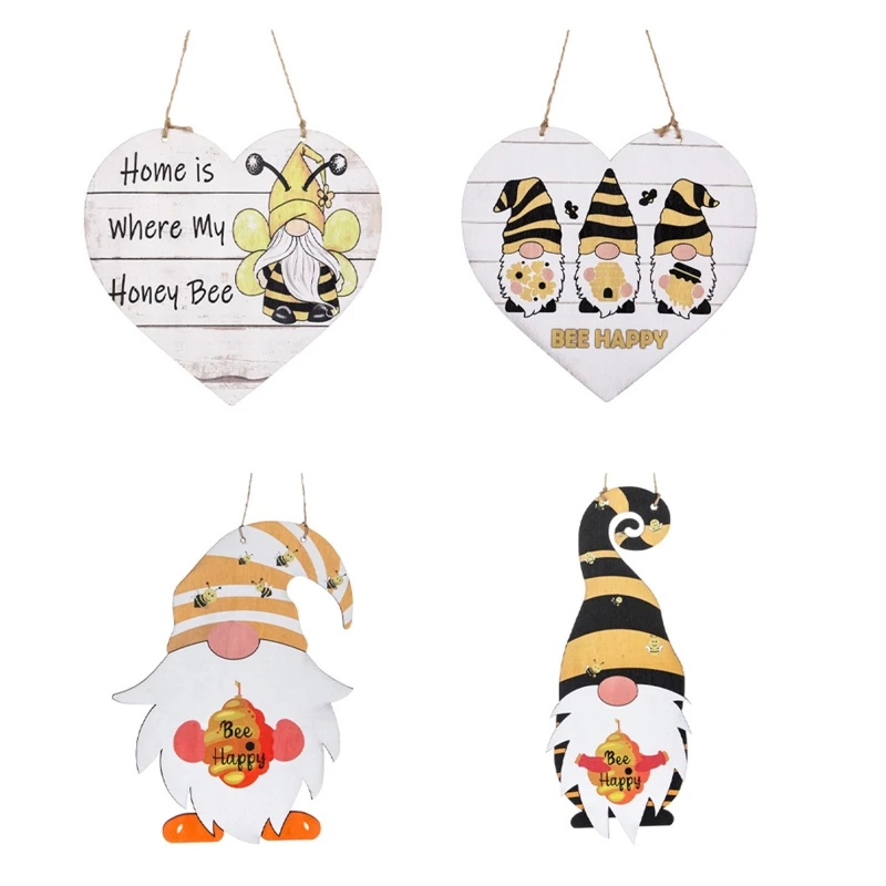Bee Day Wooden Striped Gnome Sign Hanging Plaque Board DIY Pendant Rustic Farmhouse Front Door Wall Hanger Decoration
Bee Day Wooden Striped Gnome Sign Hanging Plaque Board DIY Pendant Rustic Farmhouse Front Door Wall Hanger Decoration