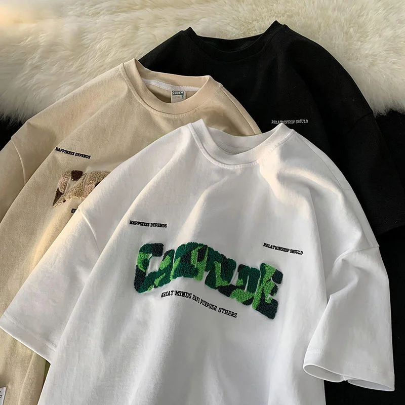 Women T shirt Camouflage Letter Embroidery Oversized Shirt FemaleO Neck Short Sleeve Fashion Print 2022 Summer Streetwear
Women T shirt Camouflage Letter Embroidery Oversized Shirt FemaleO Neck Short Sleeve Fashion Print 2022 Summer Streetwear