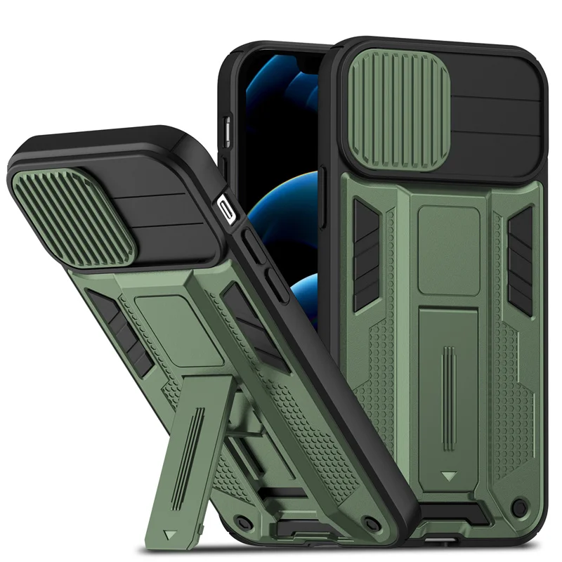 For iPhone Slide Lens Armor Shockproof Phone Case For iPhone 12 11 13 Pro Max XR XS Max X 7 8 Plus Invisible Bracket Back Cover
For iPhone Slide Lens Armor Shockproof Phone Case For iPhone 12 11 13 Pro Max XR XS Max X 7 8 Plus Invisible Bracket Back Cover