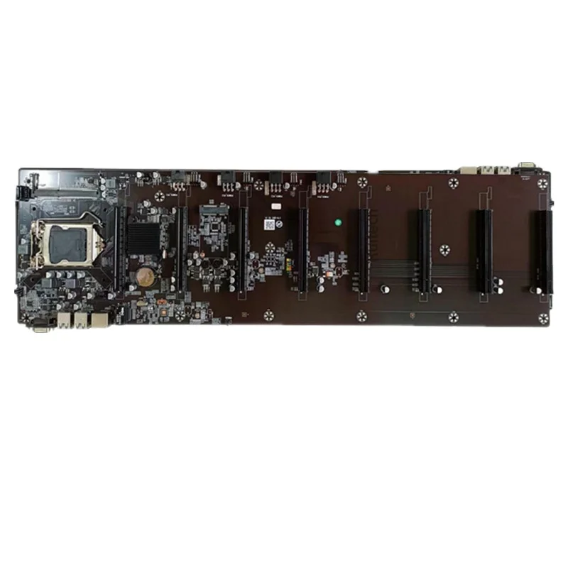 B85 8gpu motherboard 65mm 8 cards in-line 6.5cm large spacing new motherboard multi-graphics slot 8p motherboard
B85 8gpu motherboard 65mm 8 cards in-line 6.5cm large spacing new motherboard multi-graphics slot 8p motherboard
