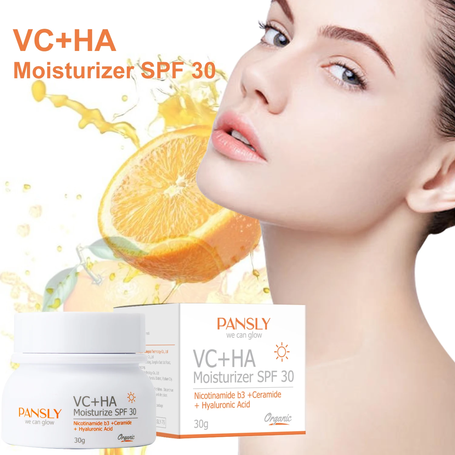 Removal Dark Spot VC + Hyaluronic Acid Whitening Cream Brightening Moisturizing Face Cream Sunscreen SPF 30 SkinCare Product
Removal Dark Spot VC + Hyaluronic Acid Whitening Cream Brightening Moisturizing Face Cream Sunscreen SPF 30 SkinCare Product