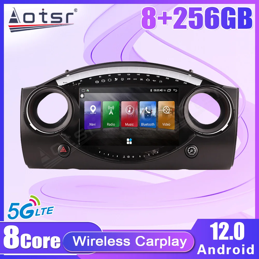 8+256GB Android 12 Car Multimedia Radio Audio Radio Player For BMW MINI R50 2004 2005 2006 GPS Navigation Video Record Head Unit
8+256GB Android 12 Car Multimedia Radio Audio Radio Player For BMW MINI R50 2004 2005 2006 GPS Navigation Video Record Head Unit