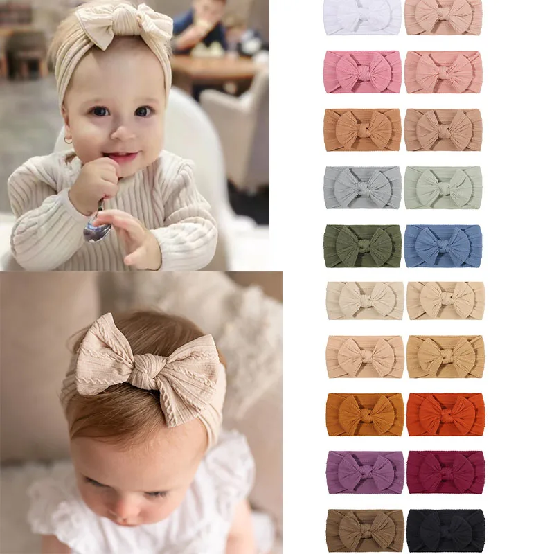 1Pcs Newborn Baby Headband For Girls Elastic Knit Children Turban Baby Bows Soft Nylon Kids Headwear Hair Accessories 32 Colors
1Pcs Newborn Baby Headband For Girls Elastic Knit Children Turban Baby Bows Soft Nylon Kids Headwear Hair Accessories 32 Colors