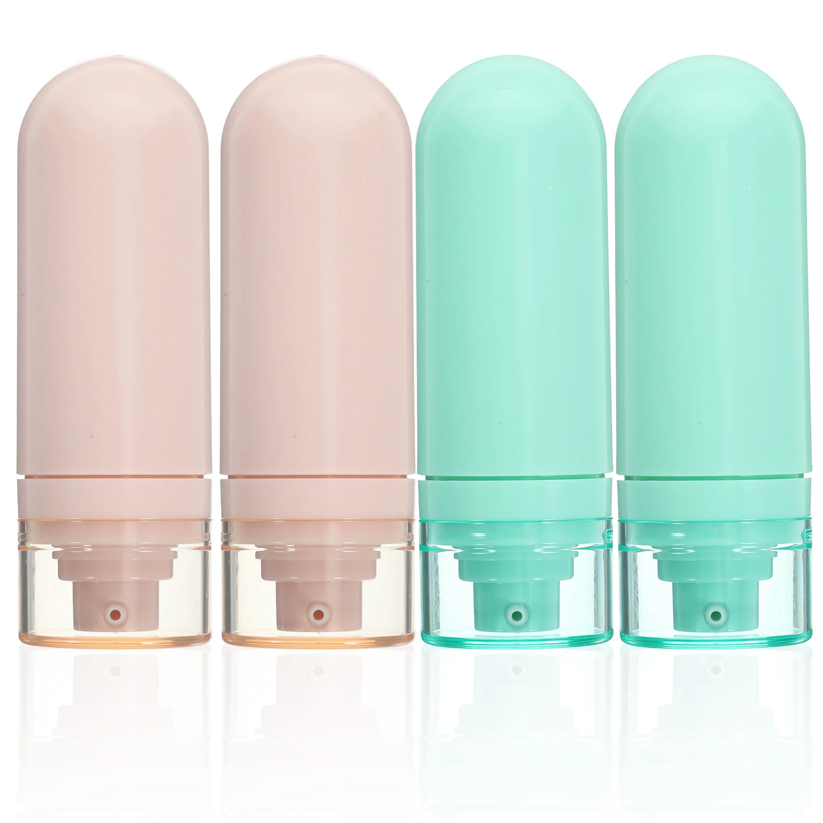 4pcs Travel Bottles Plastic Toiletries Containers Refillable Lotion Bottles Shampoo Bottles(50ml)
4pcs Travel Bottles Plastic Toiletries Containers Refillable Lotion Bottles Shampoo Bottles(50ml)