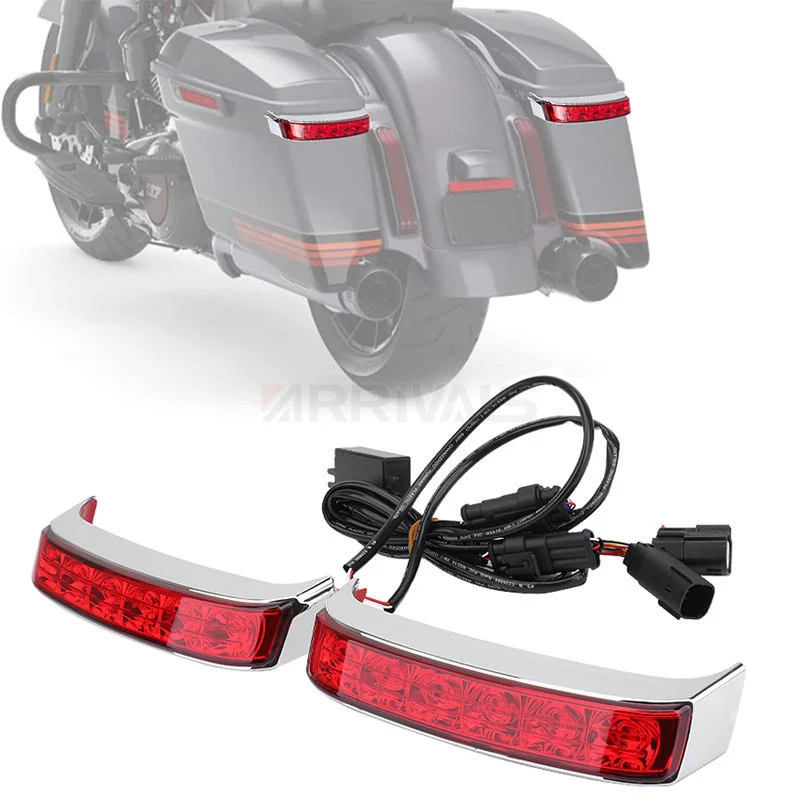 Motorcycle Turn Signal Light LED Luggage Saddlebag Lights For Harley Touring Road King Street Glide FLHR CVO Limited 2014-2022
Motorcycle Turn Signal Light LED Luggage Saddlebag Lights For Harley Touring Road King Street Glide FLHR CVO Limited 2014-2022
