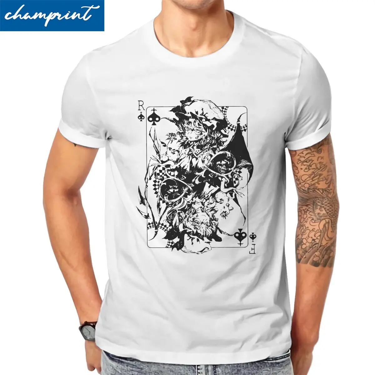 Touhou Project Remilia Flandre Scarlet T Shirt Men's Cotton T-Shirts Crew Neck Tee Shirt Short Sleeve Clothes Plus Size
Touhou Project Remilia Flandre Scarlet T Shirt Men's Cotton T-Shirts Crew Neck Tee Shirt Short Sleeve Clothes Plus Size