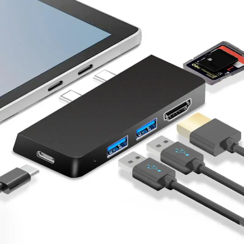 RYRA For Microsoft Surface 4 5 6 Docking Station Hub With 4K Compatible TF Card Reader Gigabit Ethernet USB3.0 6 Port
RYRA For Microsoft Surface 4 5 6 Docking Station Hub With 4K Compatible TF Card Reader Gigabit Ethernet USB3.0 6 Port