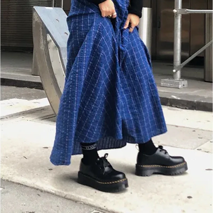 Womens Platform Casual Shoes Genuine Leather 2022 Fashion Martin Punk Motorcycle Black Luxery Shoes Woman Flats Lolita Shoes
Womens Platform Casual Shoes Genuine Leather 2022 Fashion Martin Punk Motorcycle Black Luxery Shoes Woman Flats Lolita Shoes