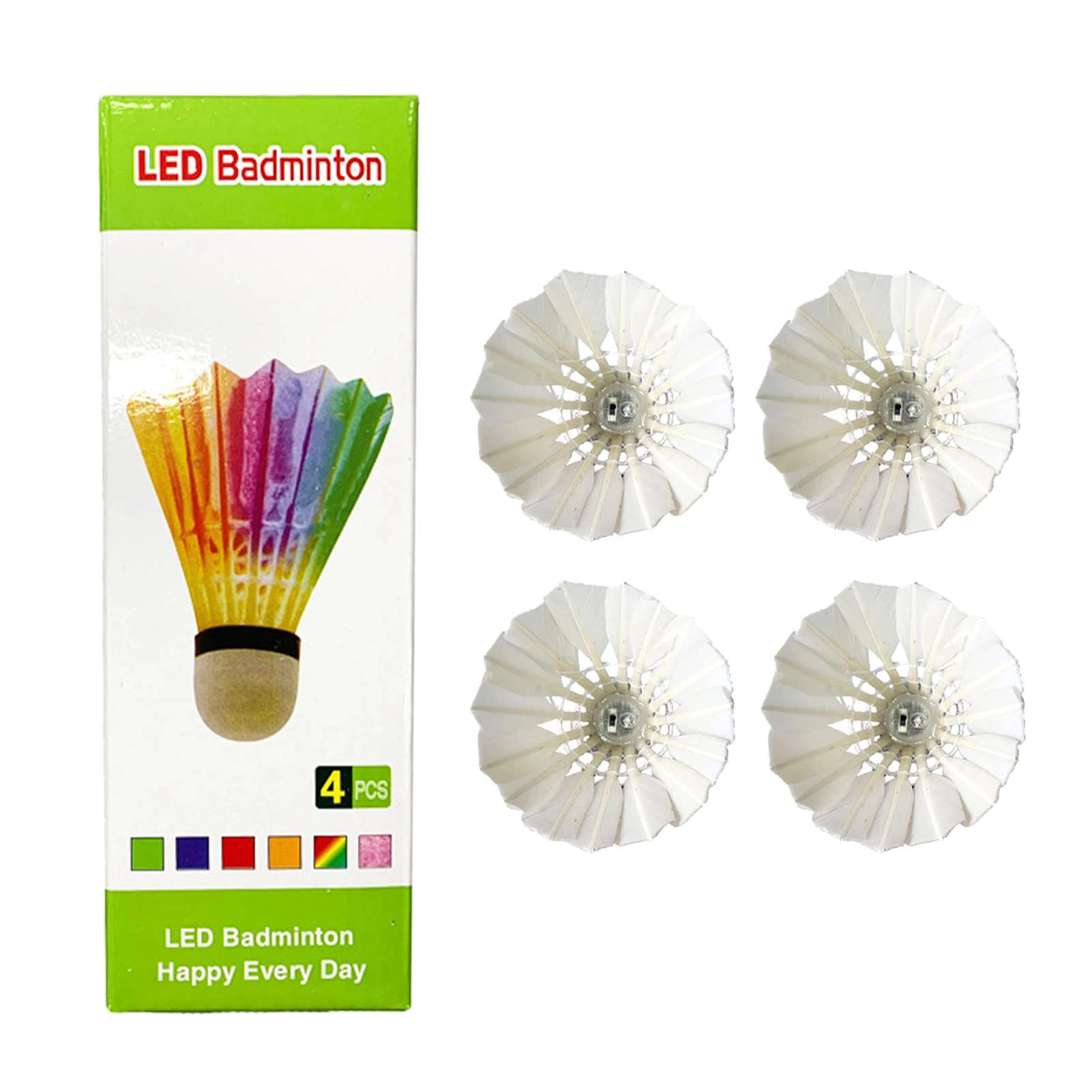 Portable Badminton Ball Gym Game Fun Durable LED Lighting Reusable Glow Beginners Shuttlecock Indoor Outdoor Sports Training
Portable Badminton Ball Gym Game Fun Durable LED Lighting Reusable Glow Beginners Shuttlecock Indoor Outdoor Sports Training