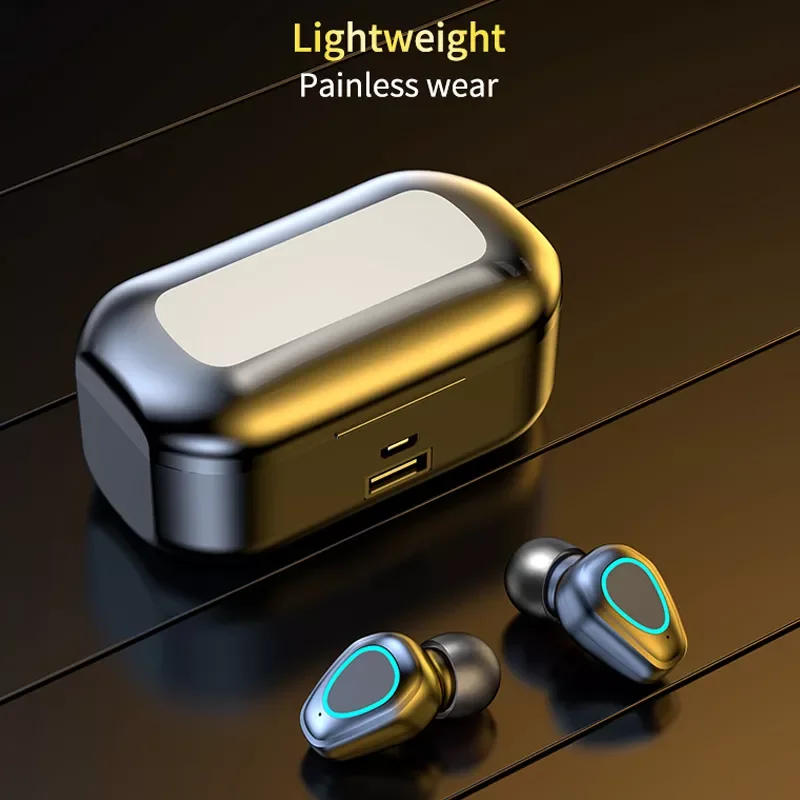 New TWS Bluetooth 5.2 Earphones 3500mAh Charging Box Wireless Headphones 9D Stereo Sports Waterproof Earbuds Headsets With Mic
New TWS Bluetooth 5.2 Earphones 3500mAh Charging Box Wireless Headphones 9D Stereo Sports Waterproof Earbuds Headsets With Mic